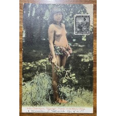 ABORIGENES INDIA CHAMACOCO POGOWET CHACO ANTIGUA TARJETA POSTAL INDIGENAS